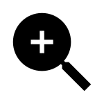 Zoom In Fill SVG Icon